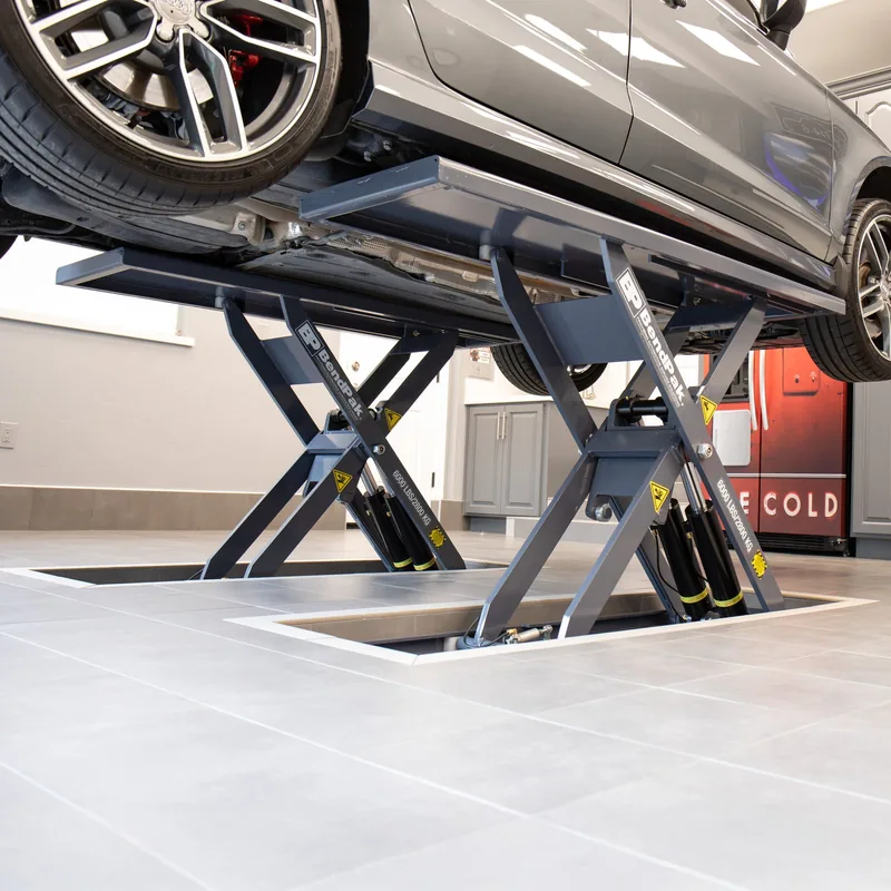 BendPak MDS-6LPF Flush-Mount Open-Center Mid-Rise Scissor Lift - 6,000-lbs. Capacity 8