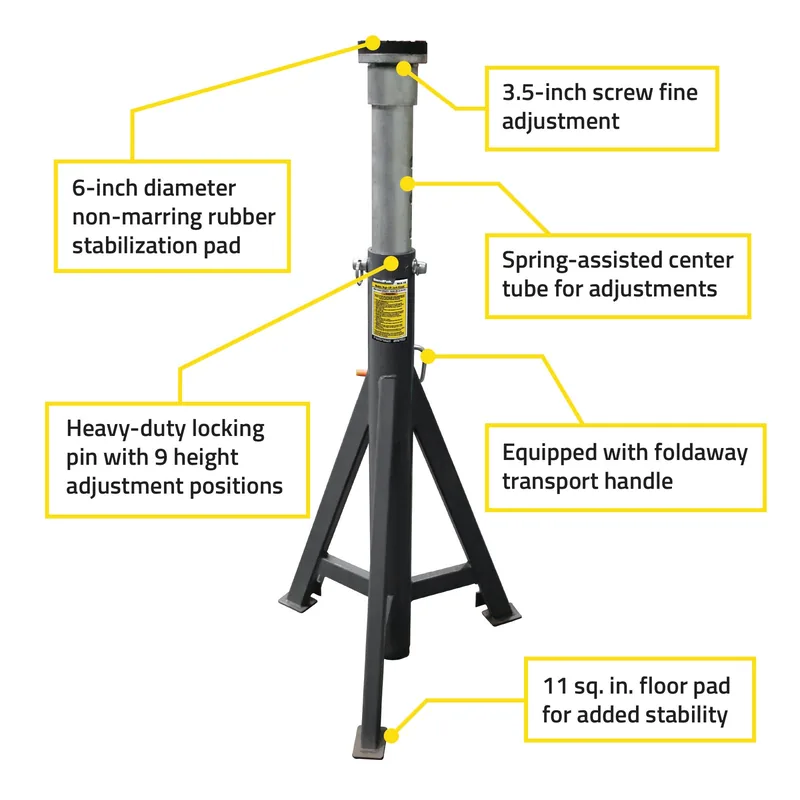 BendPak MLS-18 Mobile Jack Stand - 18,000-lbs. Capacity 4