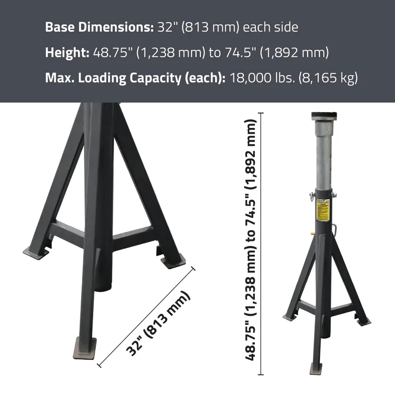 BendPak MLS-18 Mobile Jack Stand - 18,000-lbs. Capacity 8