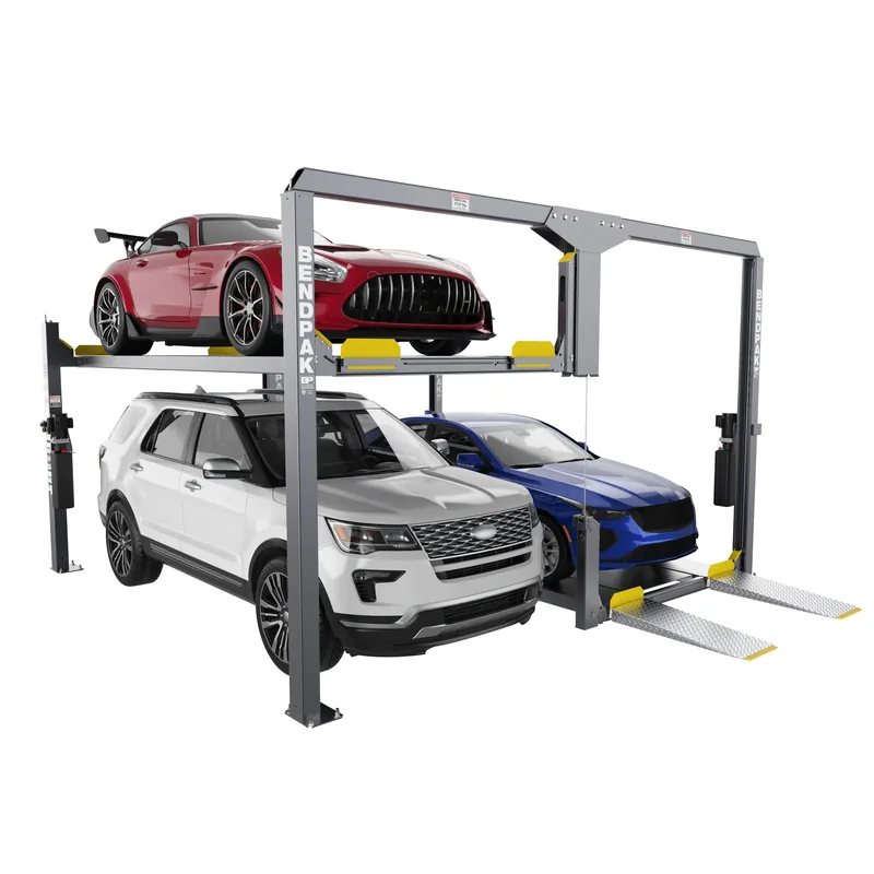 BendPak PL-12000KDT Narrow Extended Tandem Parking Lift - 12,000-lbs. Capacity