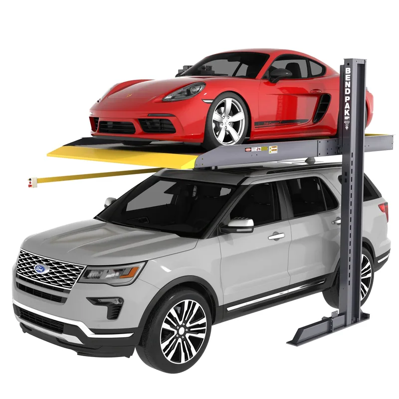 BendPak PL6000DCX Wide Two-Post Parking Lift - 6,000-lbs. Capacity - Shared Columns