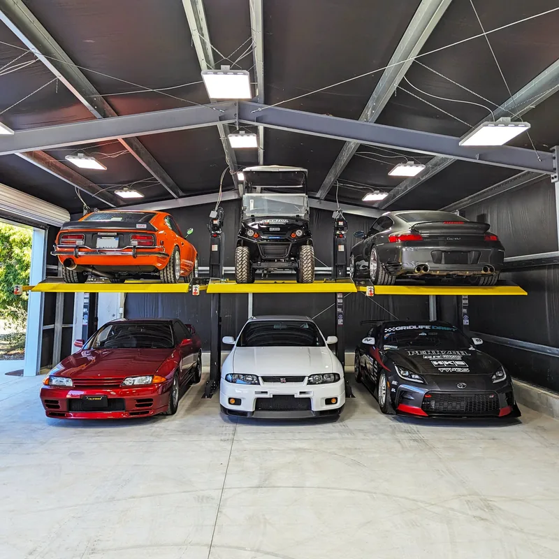 BendPak PL6000DC Two-Post Parking Lift - 6,000-lbs. Capacity - Shared Columns 4