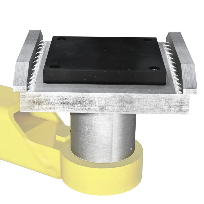 BendPak Wide Frame Cradle Pads for Two-Post Lifts - 60mm Pin - Set of 2 3