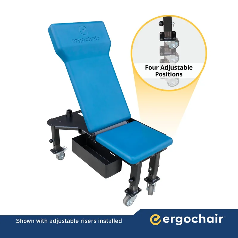 Ergochair ERGO-SCOOT Ergonomic Reclining Low-Profile Creeper Seat 3