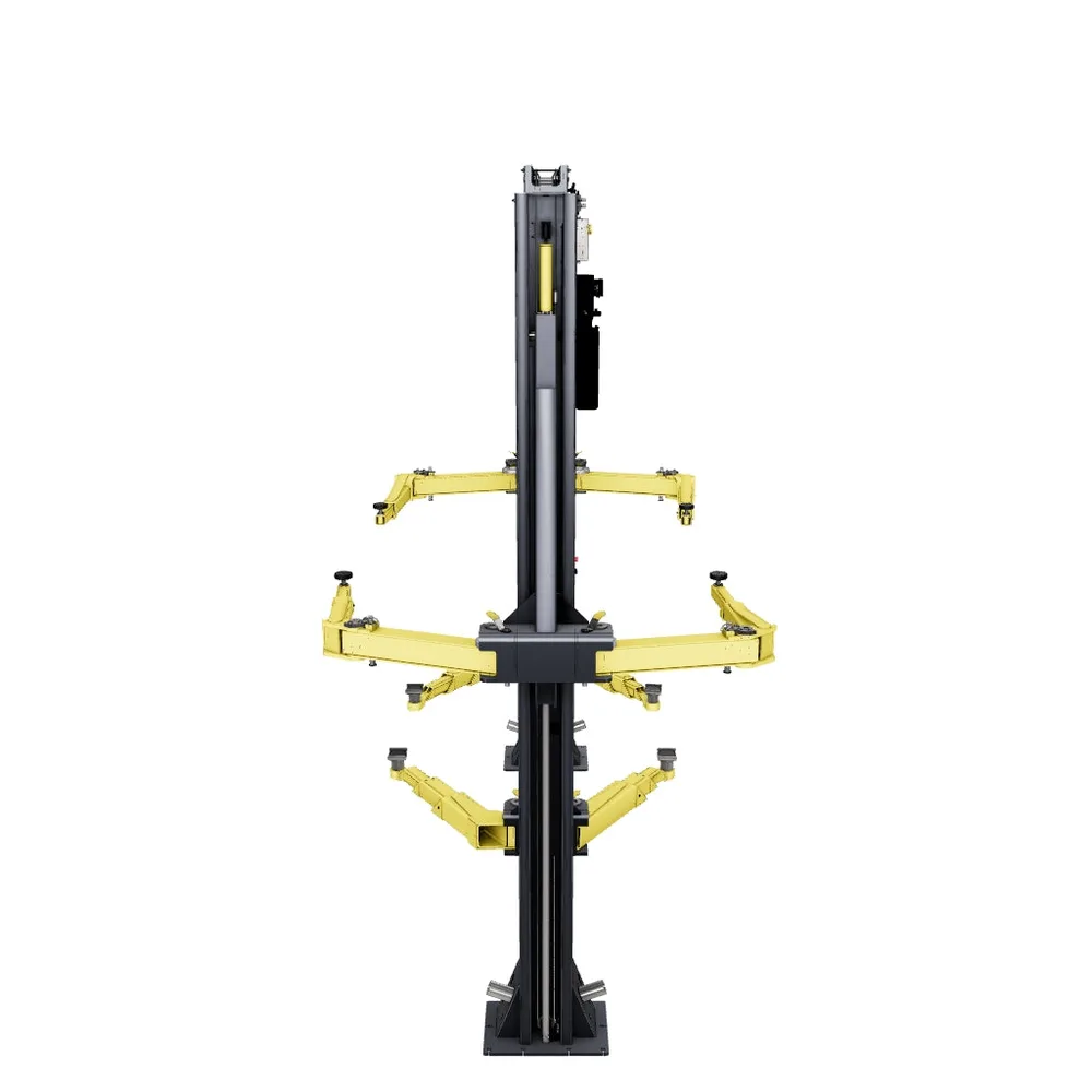 Top-down 3D view of the BendPak OctaFlex™ eight-arm layout