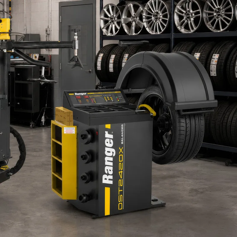Ranger R745 Swing-Arm Tire Changer and DST2420X Wheel Balancer Package 8