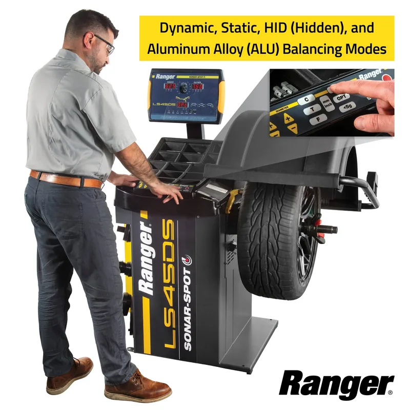 Ranger LS45DS Sonar 3D Laser-Spot Wheel Balancer 3