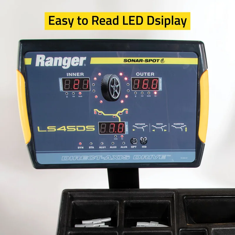Ranger LS45DS Sonar 3D Laser-Spot Wheel Balancer 8