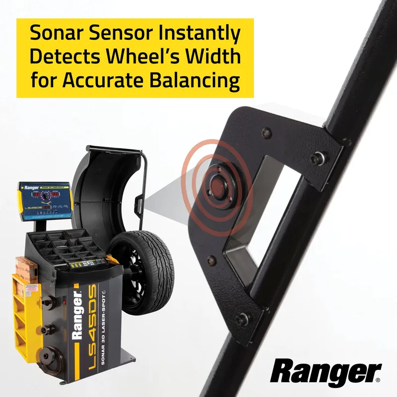 Ranger LS45DS Sonar 3D Laser-Spot Wheel Balancer 5