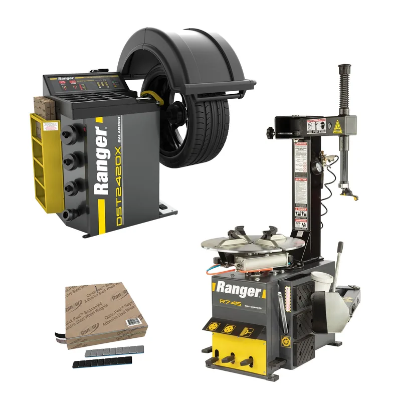 Ranger R745 Swing-Arm Tire Changer and DST2420X Wheel Balancer Package