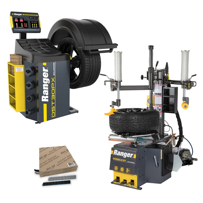 Ranger R980DP Dual-Assist Tire Changer and DST30PX Wheel Balancer Package