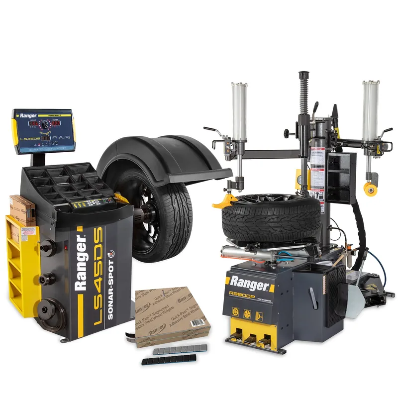 Ranger R980DP Dual-Assist Tire Changer and LS45DS Wheel Balancer Package