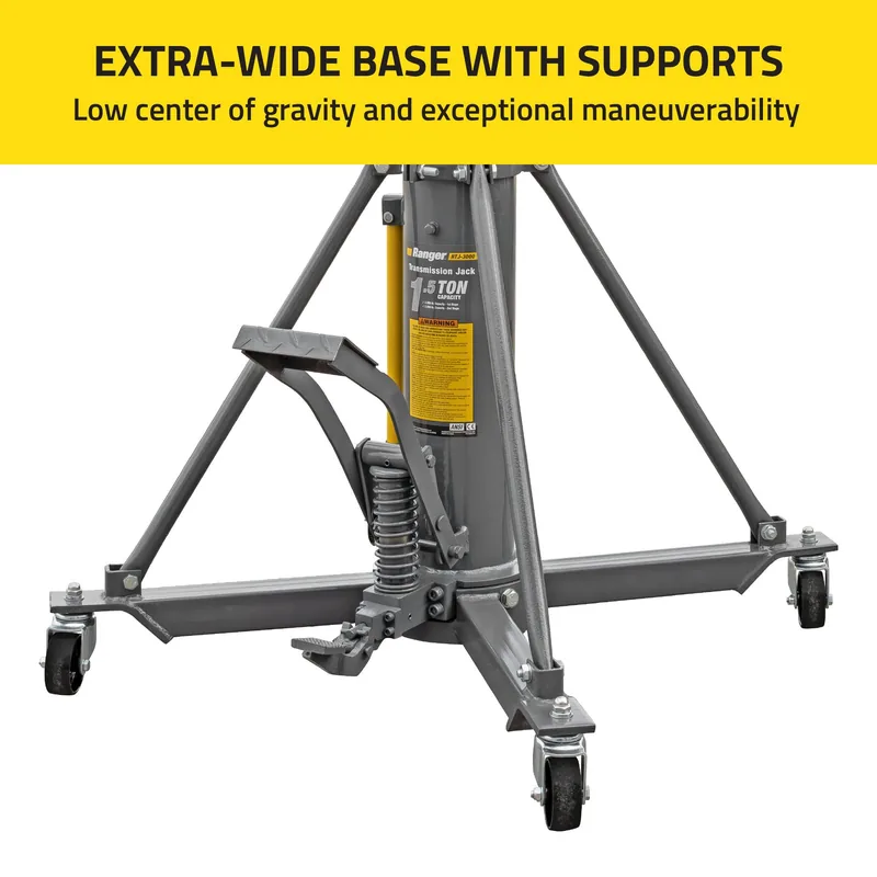 Ranger RTJ-3000 Truck Transmission Jack - 1.5-Ton 5