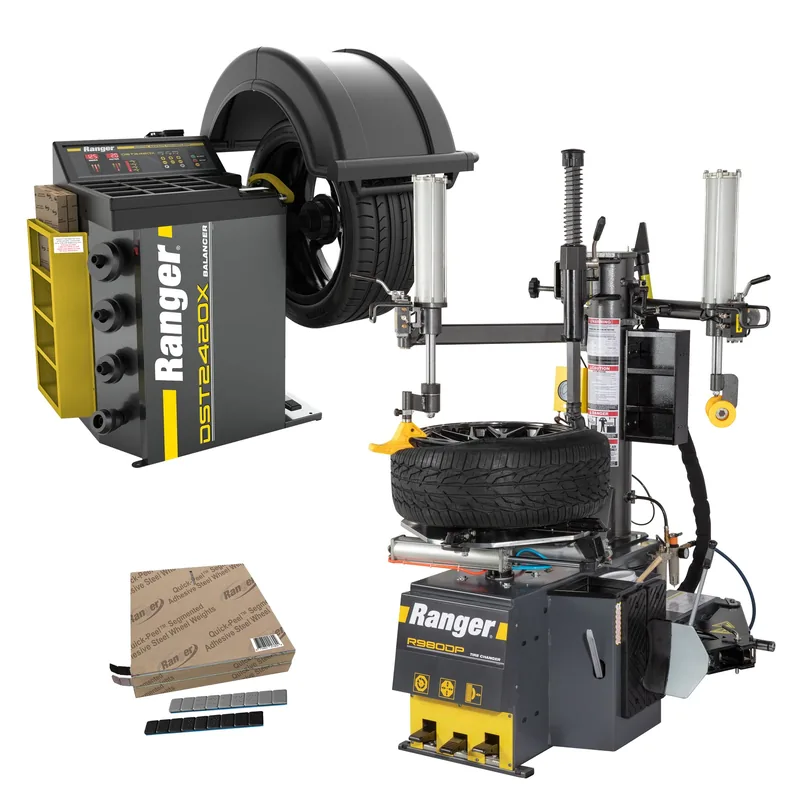 Ranger R980DP-L Dual-Assist Tire Changer and DST2420X Wheel Balancer Package