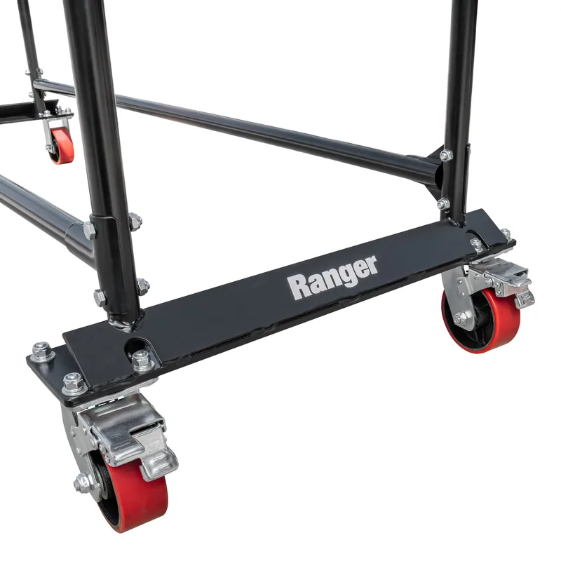 Ranger TSR-2S Heavy-Duty Mobile Tire Display Rack - 2-Tier 7