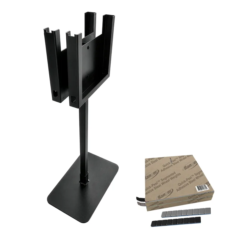 Ranger Wheel Weight Dispenser Stand Kit with Adhesive Steel Wheel Weights