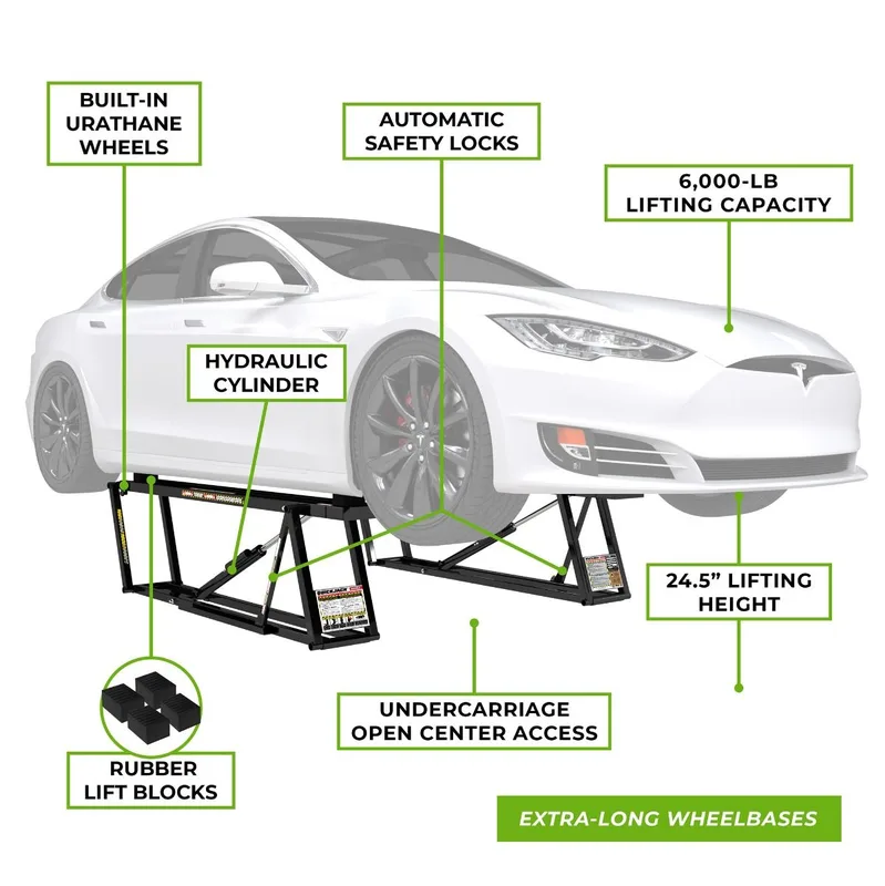 QuickJack 6000ELX Super-Long Portable Car Lift 5
