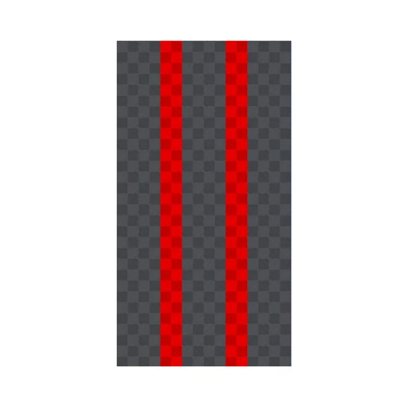 Ribtrax Pro One Car Garage Floor Kit - Grey with Red Strips 2