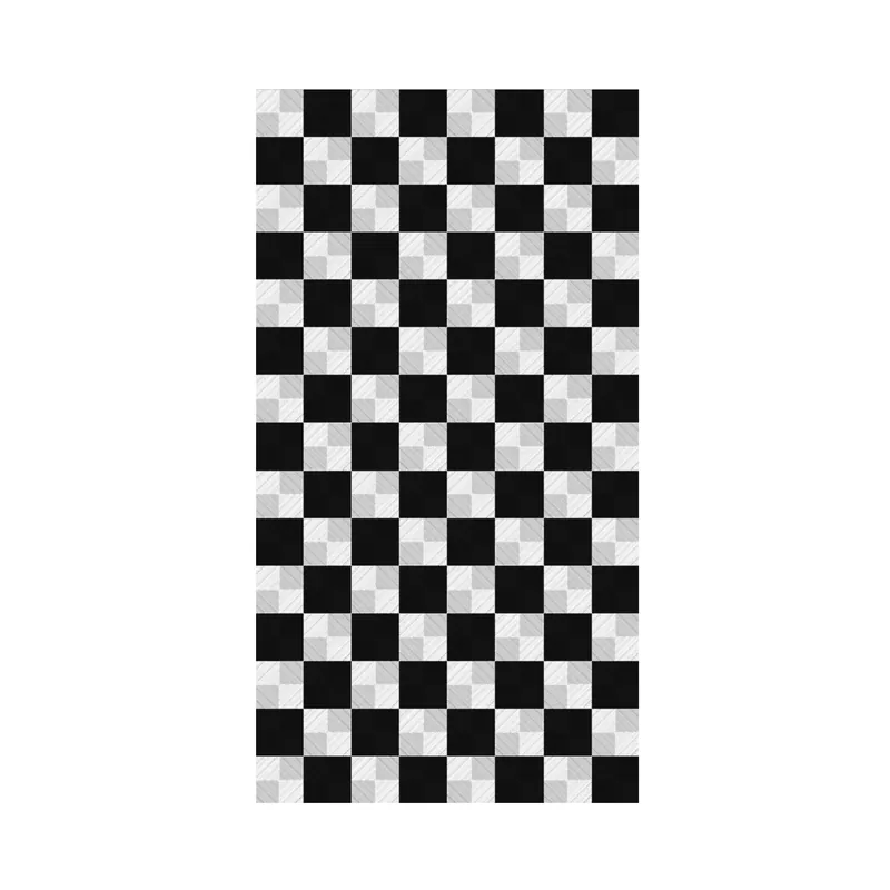 Ribtrax Pro One Car Garage Floor Kit - Black and White Checkered 2