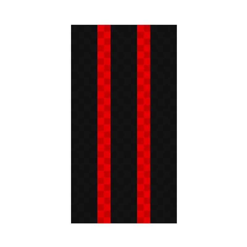 Ribtrax Pro One Car Garage Floor Kit - Black with Red Strips 2