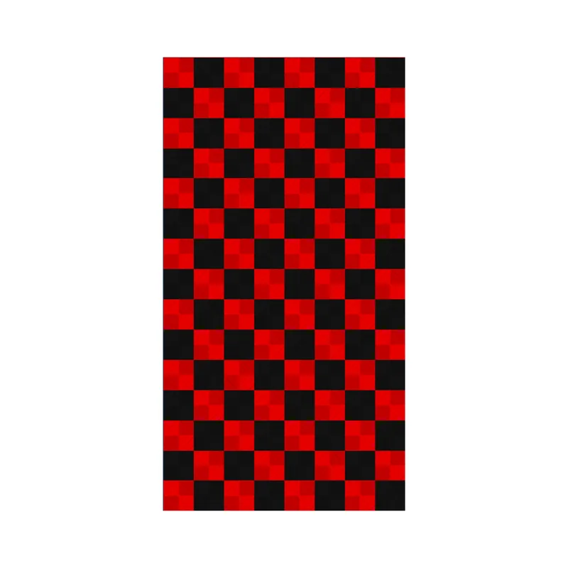 Ribtrax Pro One Car Garage Floor Kit - Black and Red Checkered 2