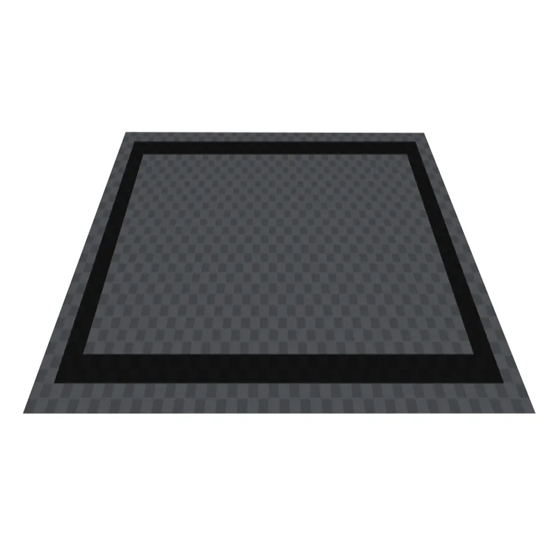 Ribtrax Pro Three Car Garage Floor Kit - Grey and Black Border with Grey
