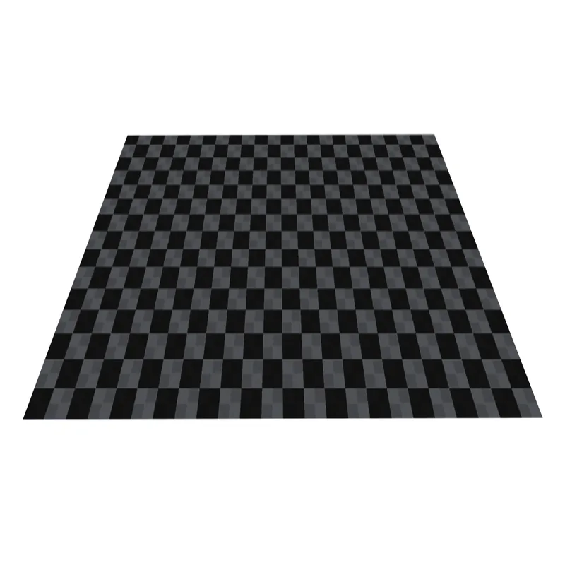 Ribtrax Pro Three Car Garage Floor Kit - Black and Grey Checkered