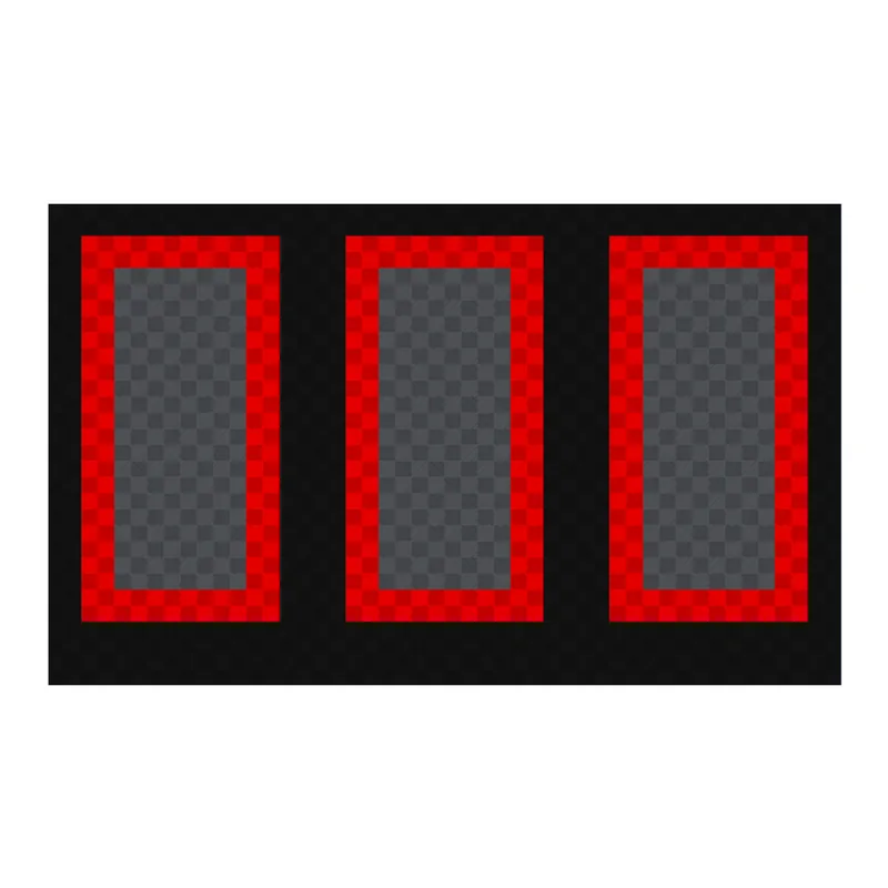 Ribtrax Pro Three Car Garage Floor Kit - Black and Red Border with Grey 2