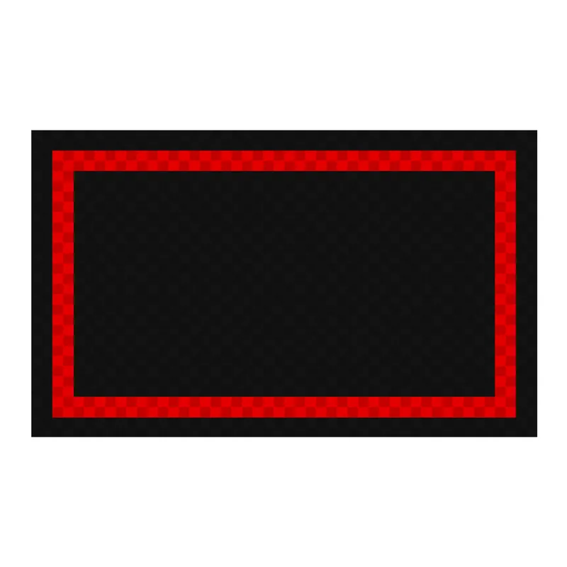 Ribtrax Pro Three Car Garage Floor Kit - Black and Red Border with Black 2