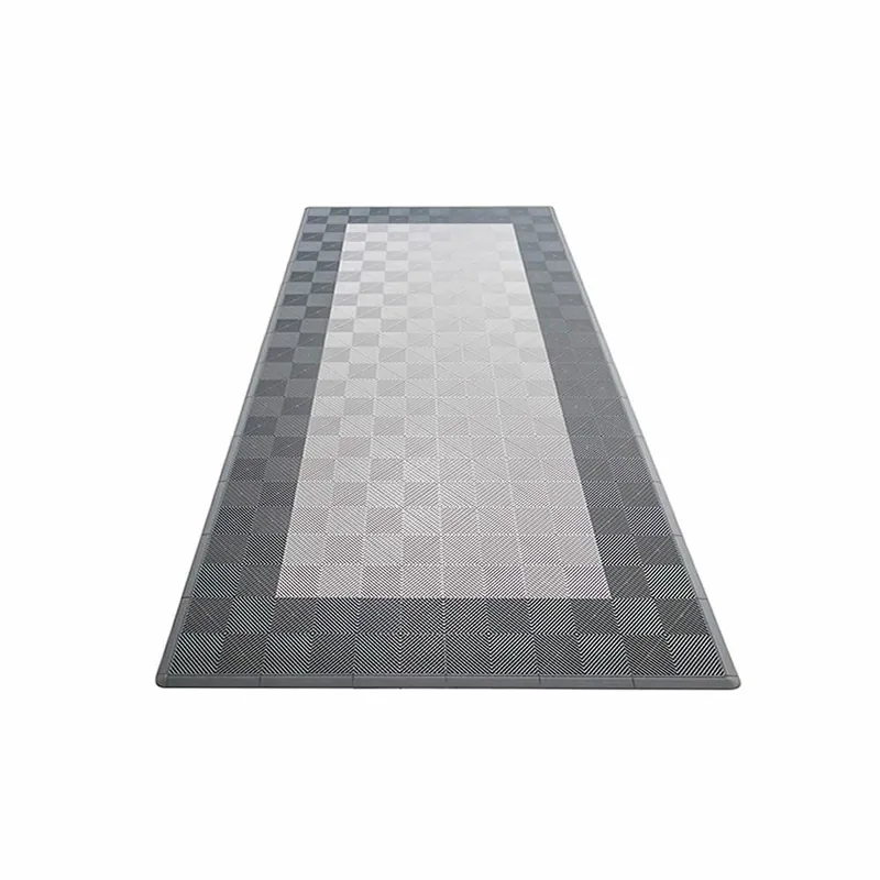 Ribtrax Pro One Car Garage Mat - Grey and Silver