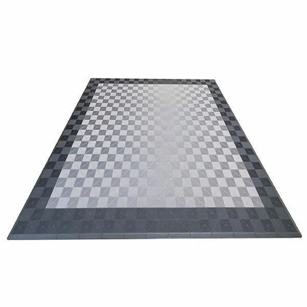 Ribtrax Pro Two Car Garage Mat - Grey and Silver